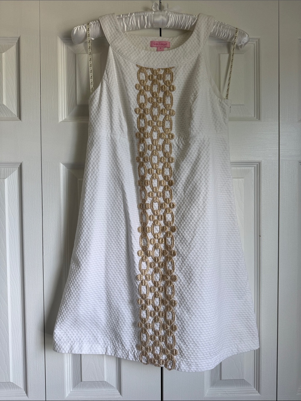 Lilly Pulitzer Jacqueline Shift Dress in Resort White. NWOT.